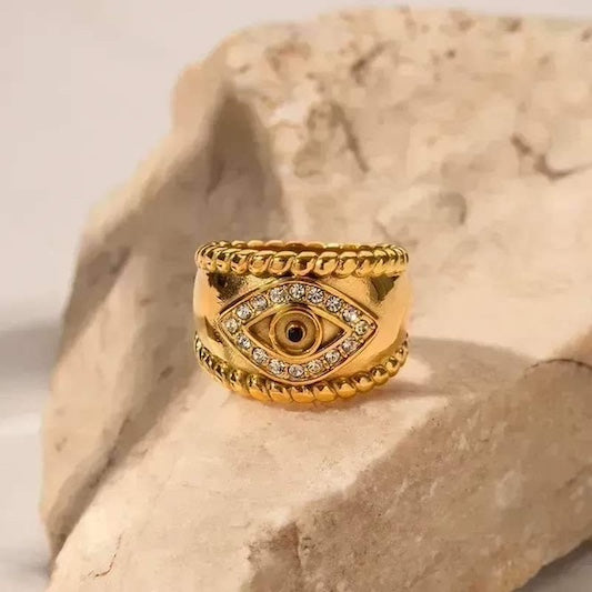 Dina Evil Eye Ring