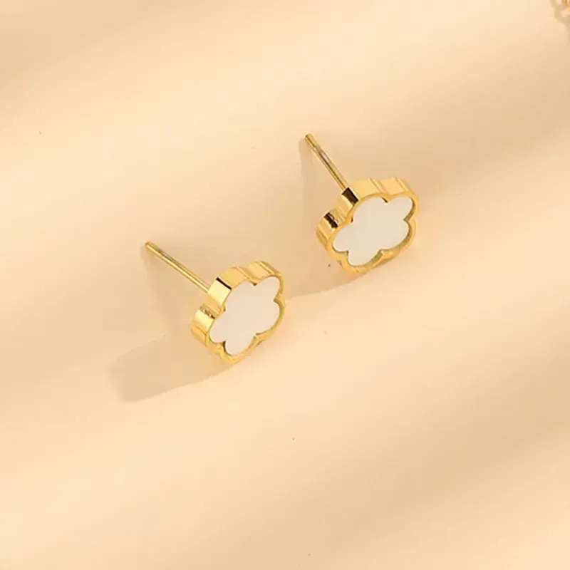 White Clover Earrings