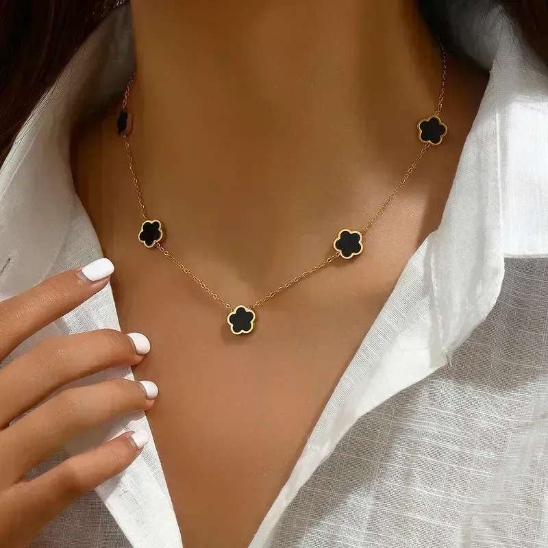 Black Clover Necklace