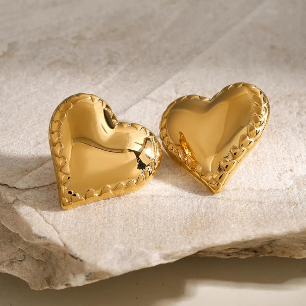 Chunky Heart Earrings