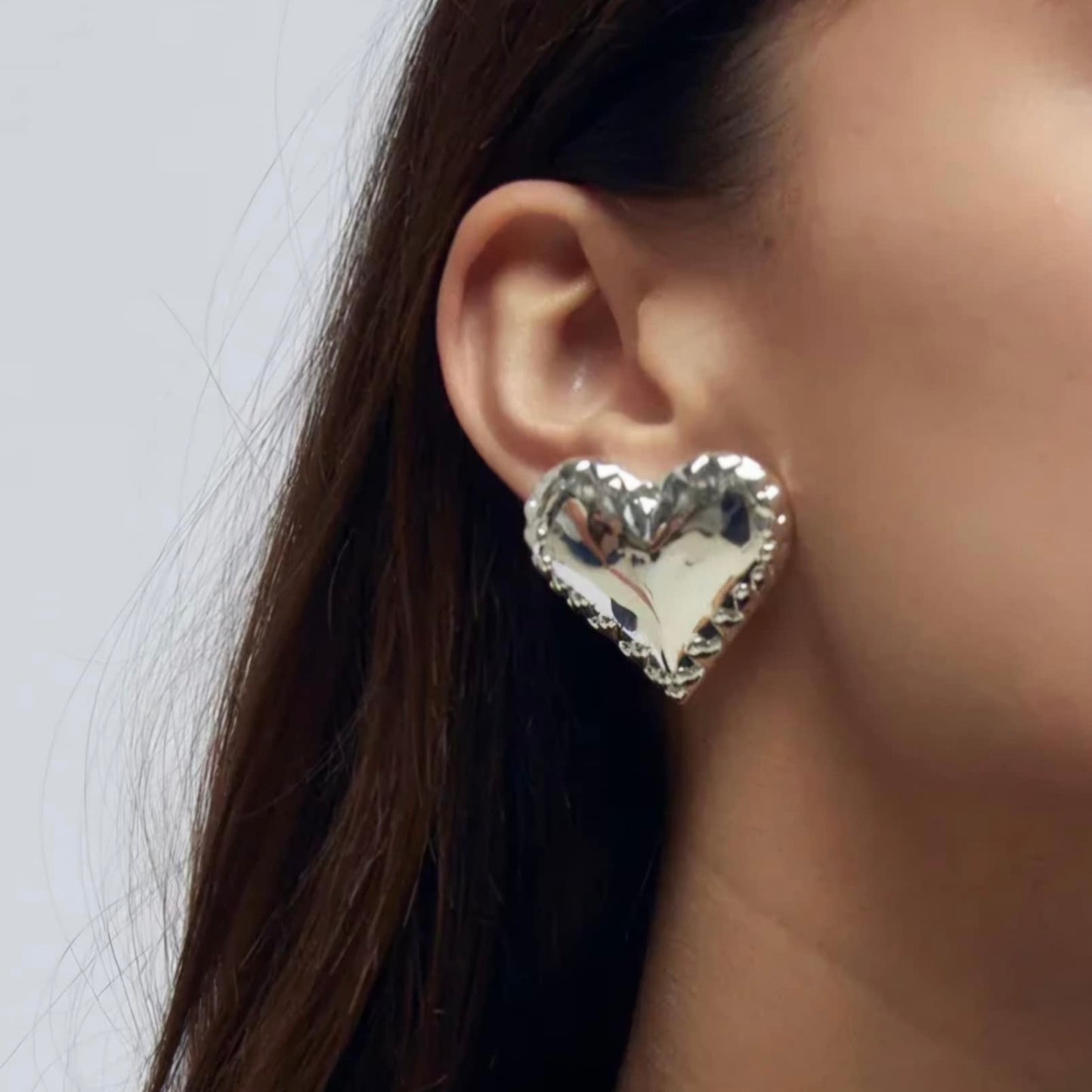 Chunky Heart Earrings