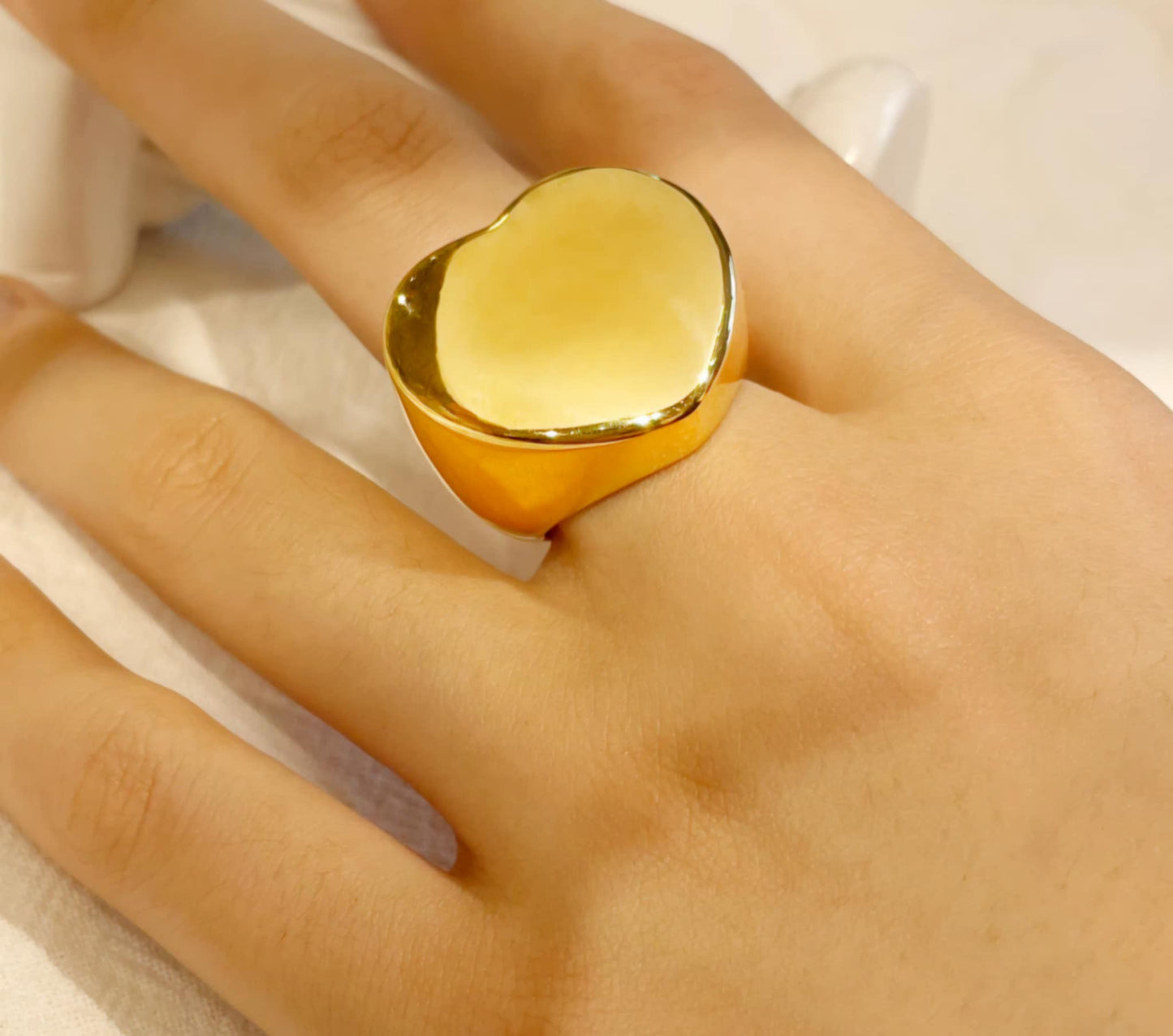 Chunky Heart Ring