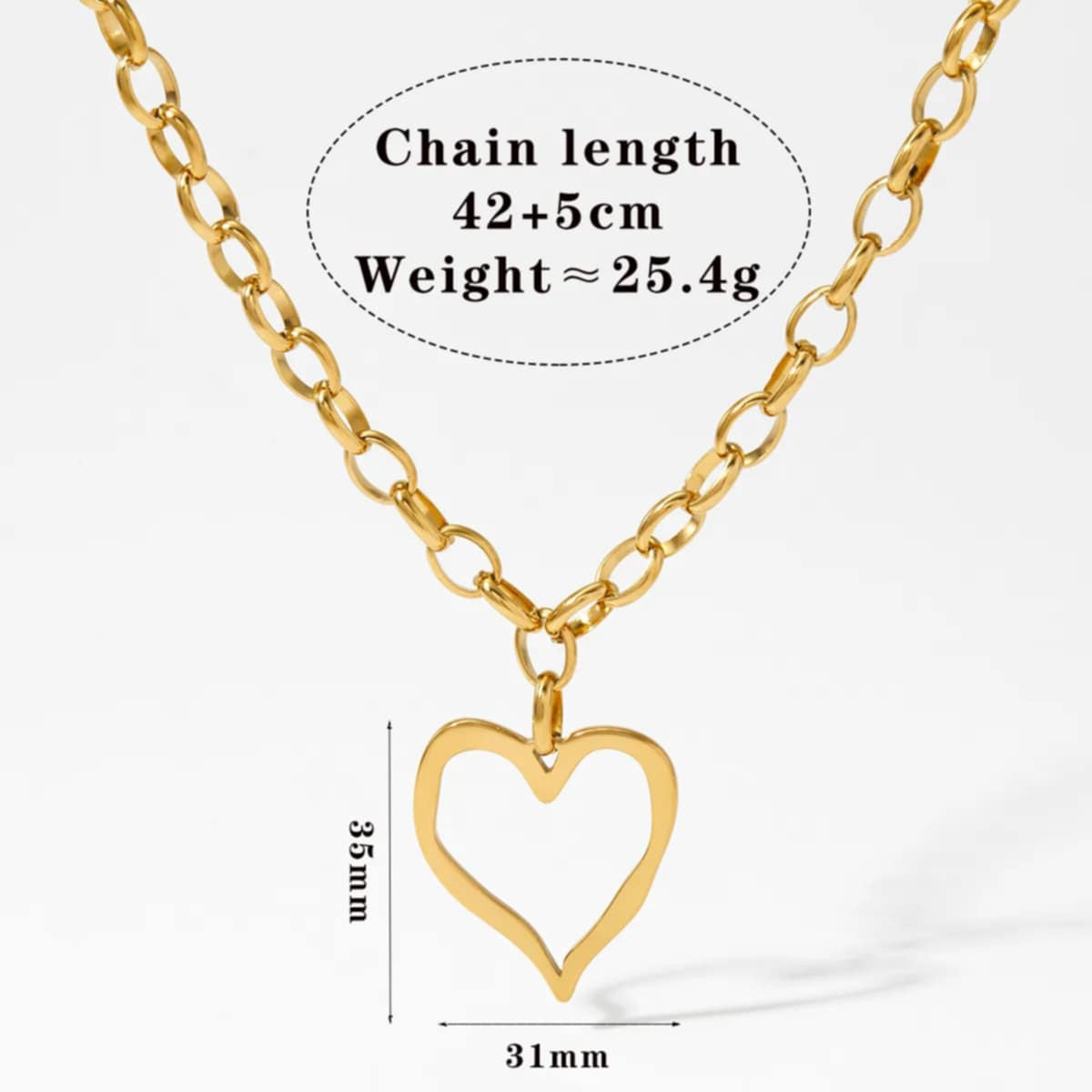 Dorothea Heart Necklace