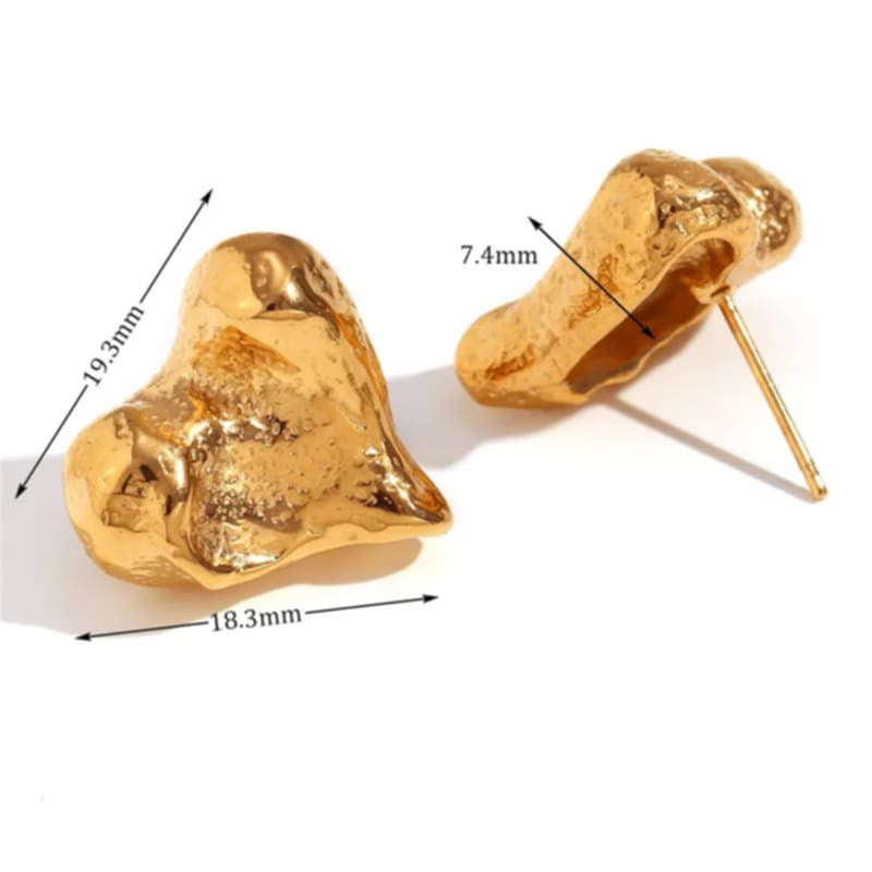 Jessamine Heart Earrings