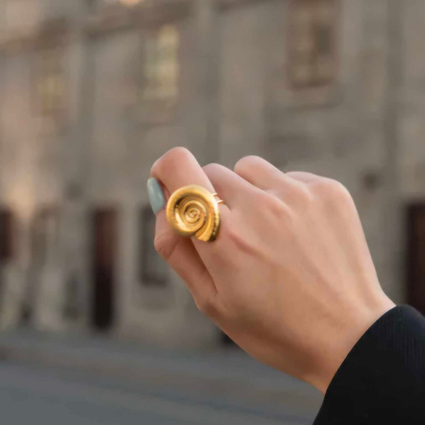 Gold Sea Shell Ring