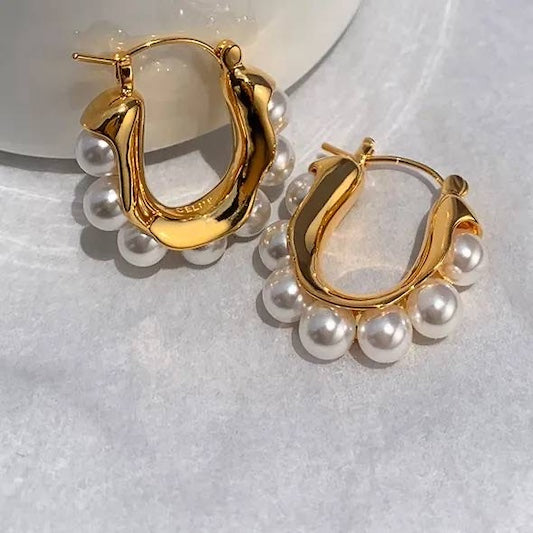 Shine Pearl Earrings