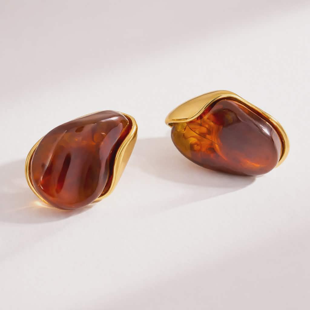 Amber Glow Earrings